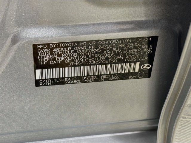 Used 2024 Lexus IS 500 w/ Accessory Package 2 RWD image 38