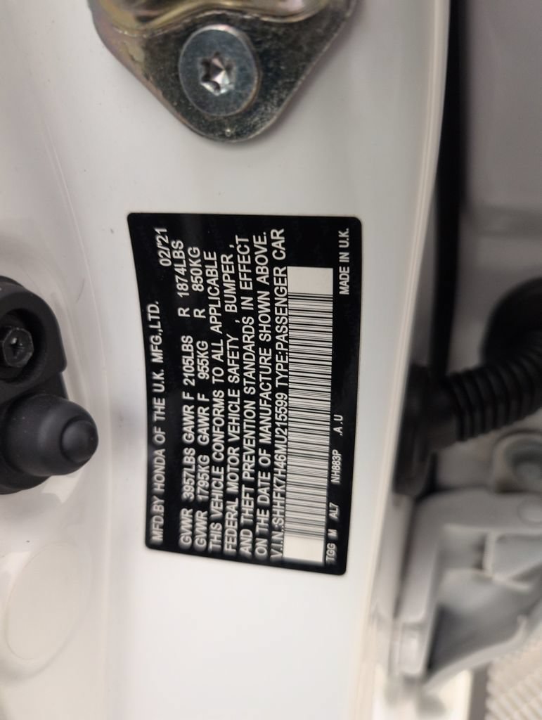 Used 2021 Honda Civic Sport image 40