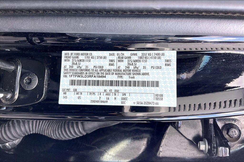 Certified 2024 Ford F150 XLT w/ Equipment Group 302A MID AWD/4WD image 33