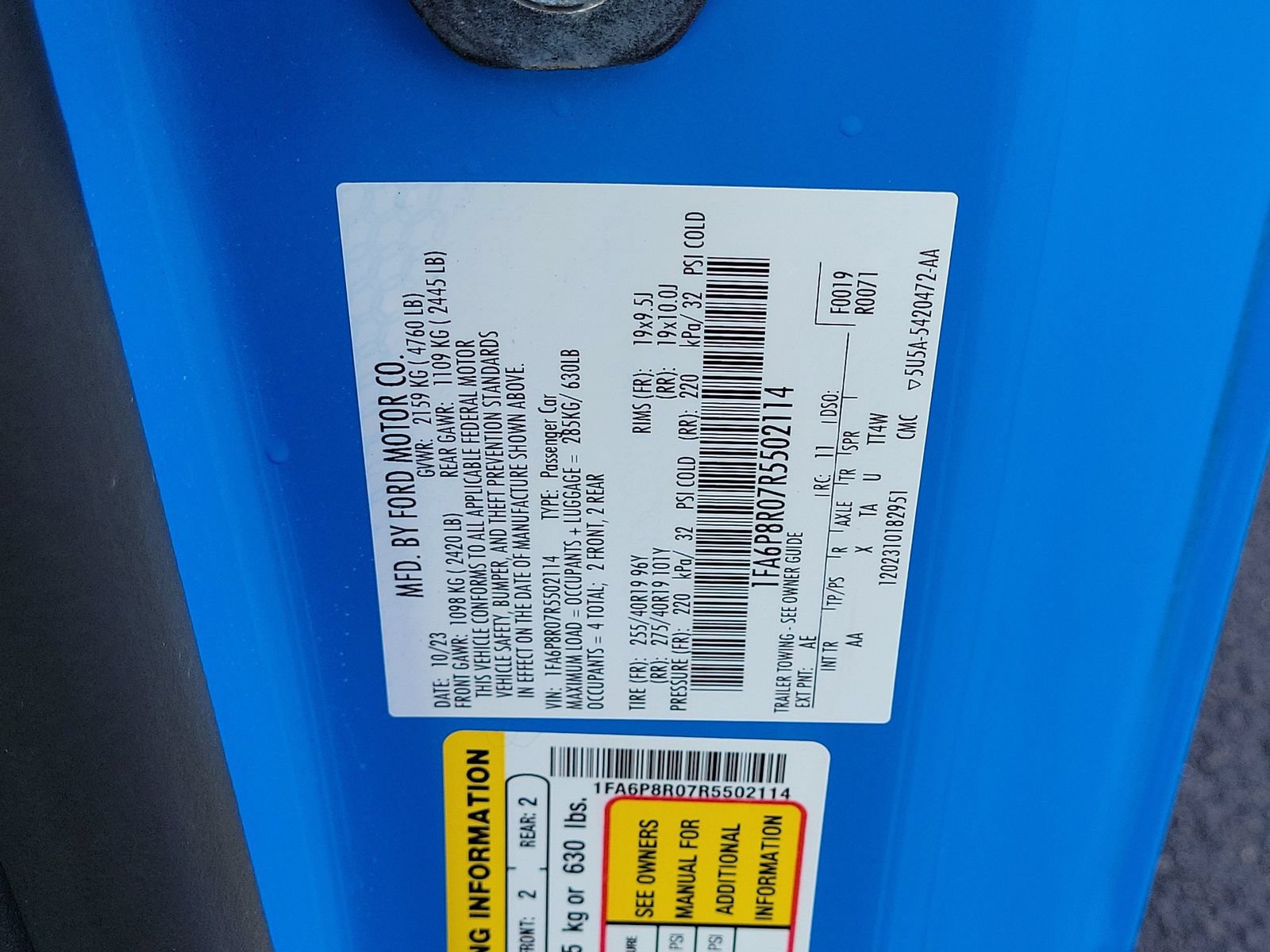 Certified 2024 Ford Mustang Dark Horse RWD image 26