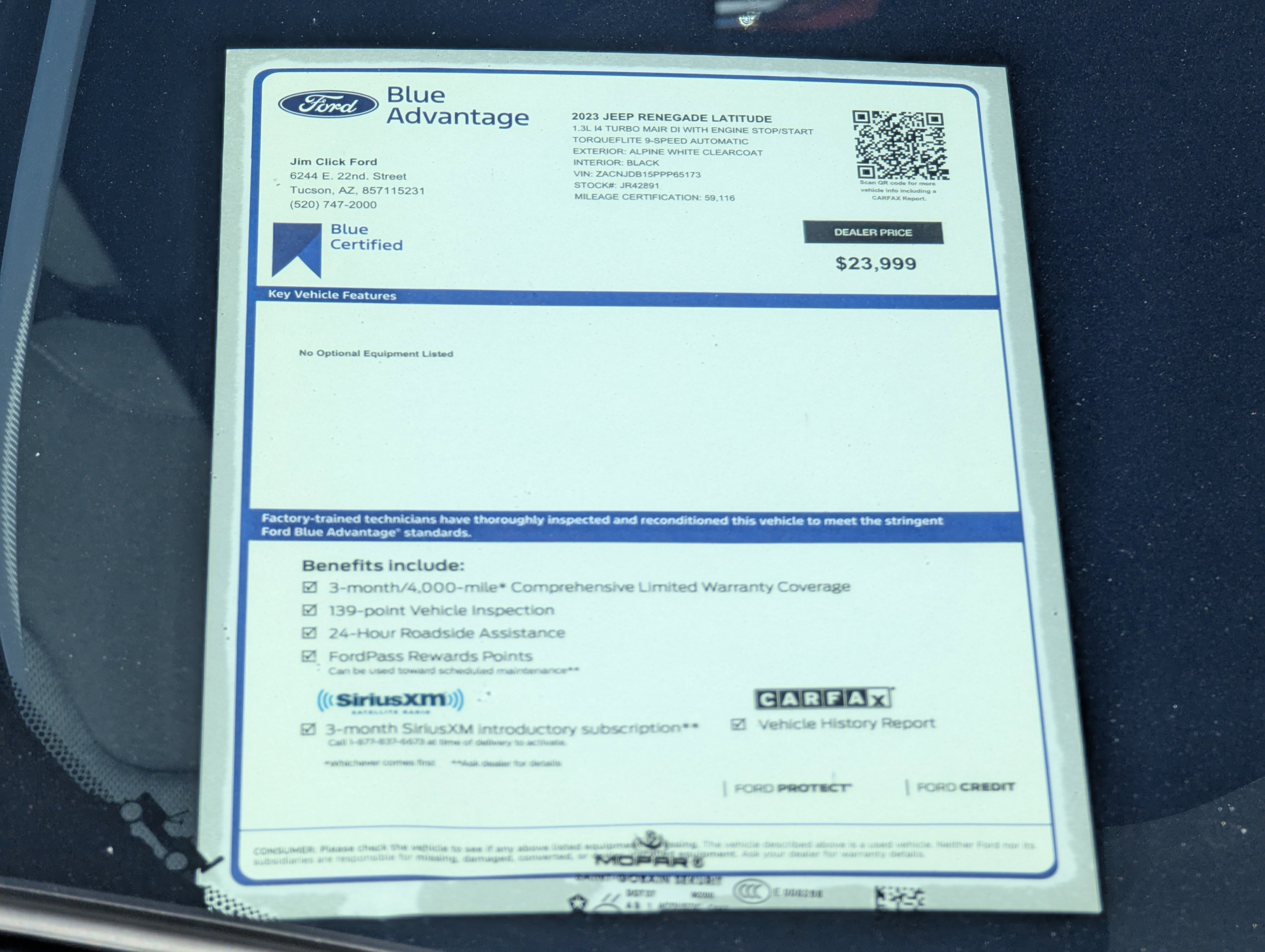 Used 2023 Jeep Renegade Latitude image 13