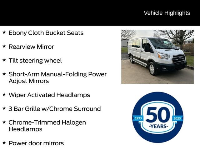 Certified 2020 Ford Transit 250 Low Roof w/ Exterior Upgrade Package image 11