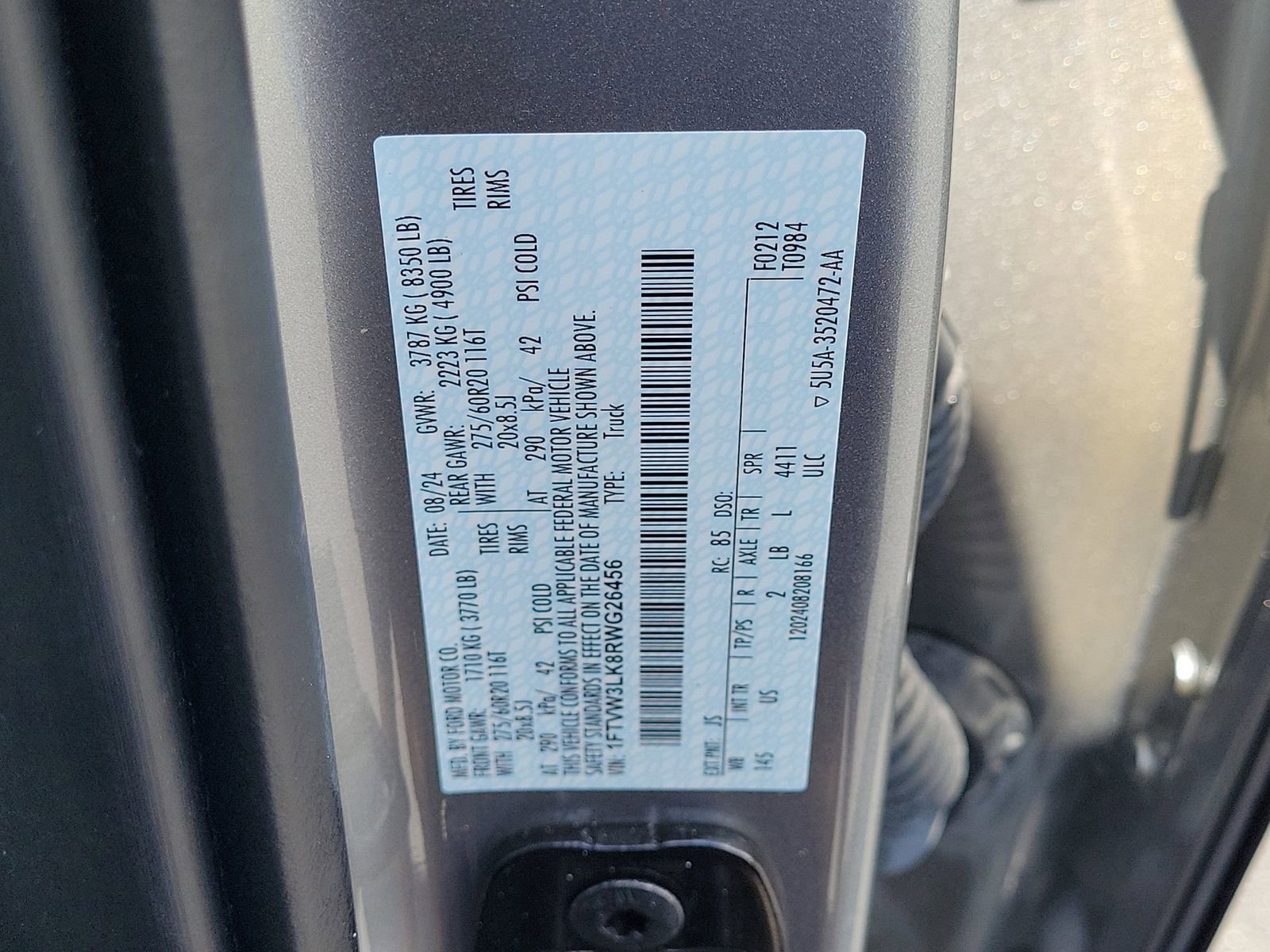 Certified 2024 Ford F150 Lightning XLT AWD/4WD image 33