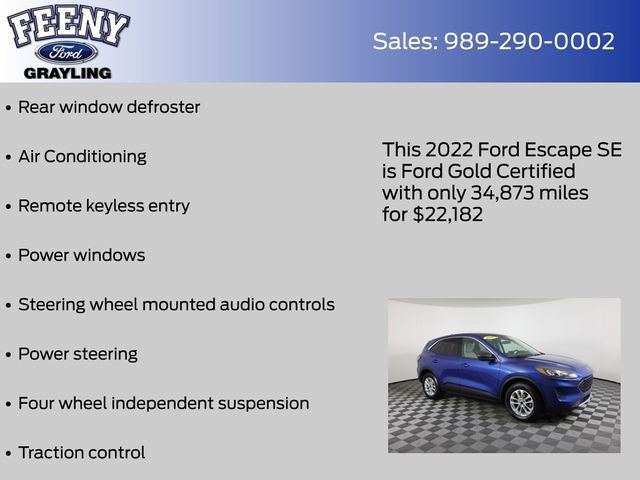 Certified 2022 Ford Escape SE image 14