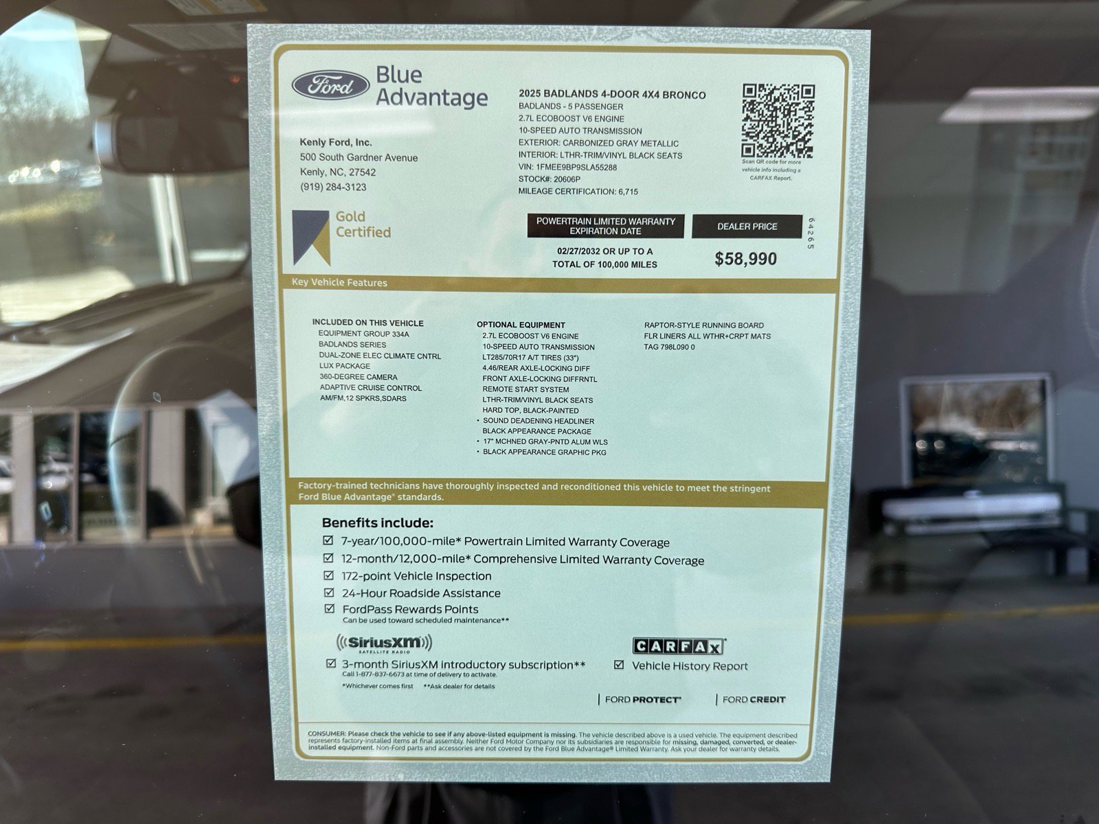 Certified 2025 Ford Bronco Badlands image 9