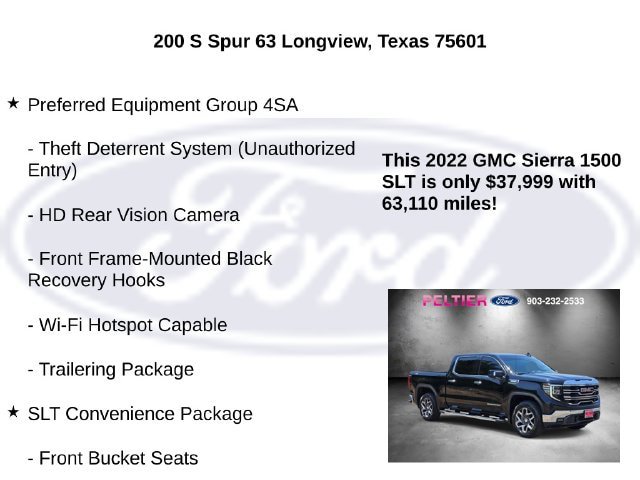 Used 2022 GMC Sierra 1500 SLT AWD/4WD image 25