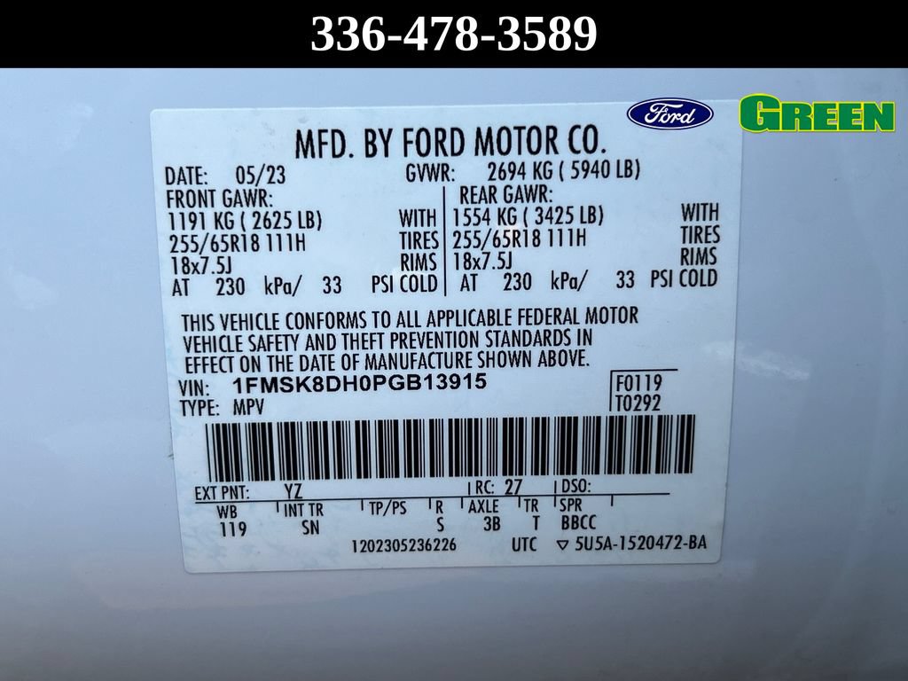 Certified 2023 Ford Explorer XLT w/ Equipment Group 202A AWD/4WD image 31