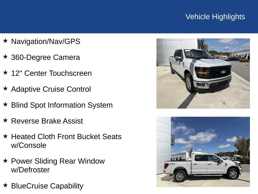 Certified 2024 Ford F150 XLT w/ Equipment Group 302A MID AWD/4WD image 30