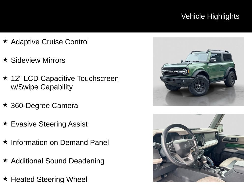 Certified 2022 Ford Bronco Wildtrak AWD/4WD image 26