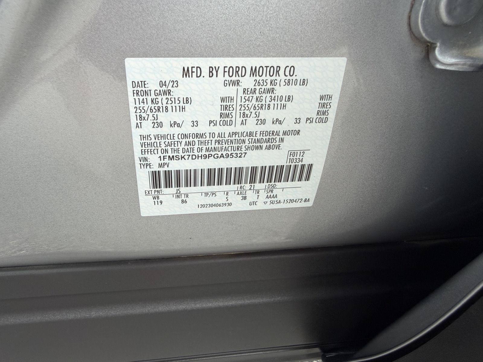 Certified 2023 Ford Explorer XLT RWD image 42