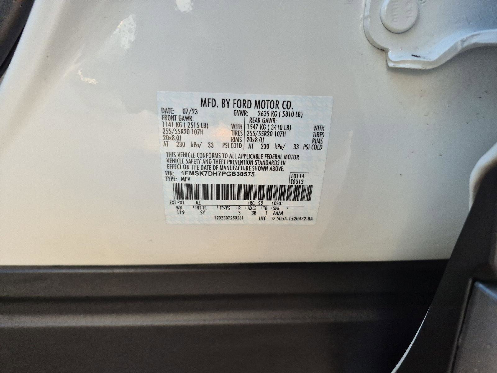 Certified 2023 Ford Explorer XLT w/ Equipment Group 202A image 32