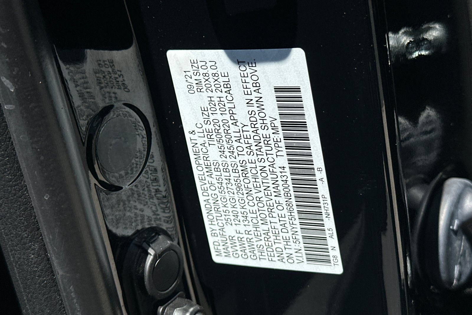 Used 2022 Honda Pilot Touring image 30
