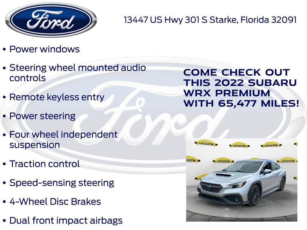 Used 2022 Subaru WRX Premium AWD/4WD image 22