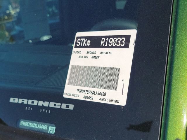 Certified 2025 Ford Bronco Big Bend image 31