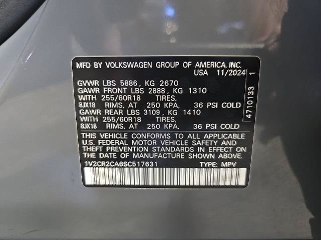 Used 2025 Volkswagen Atlas Peak Edition SE AWD/4WD image 23
