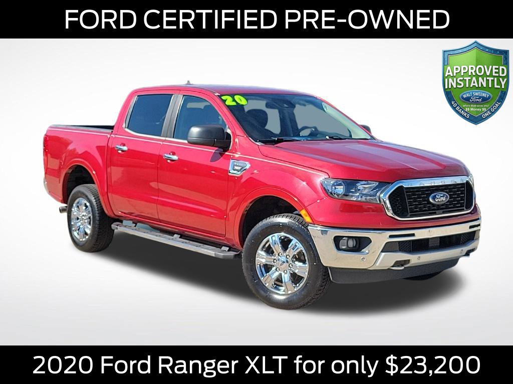 Certified 2020 Ford Ranger XLT w/ Equipment Group 301A Mid