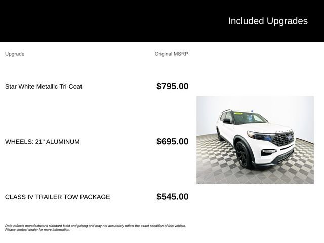 Certified 2023 Ford Explorer ST-Line w/ Class IV Trailer Tow Package AWD/4WD image 6
