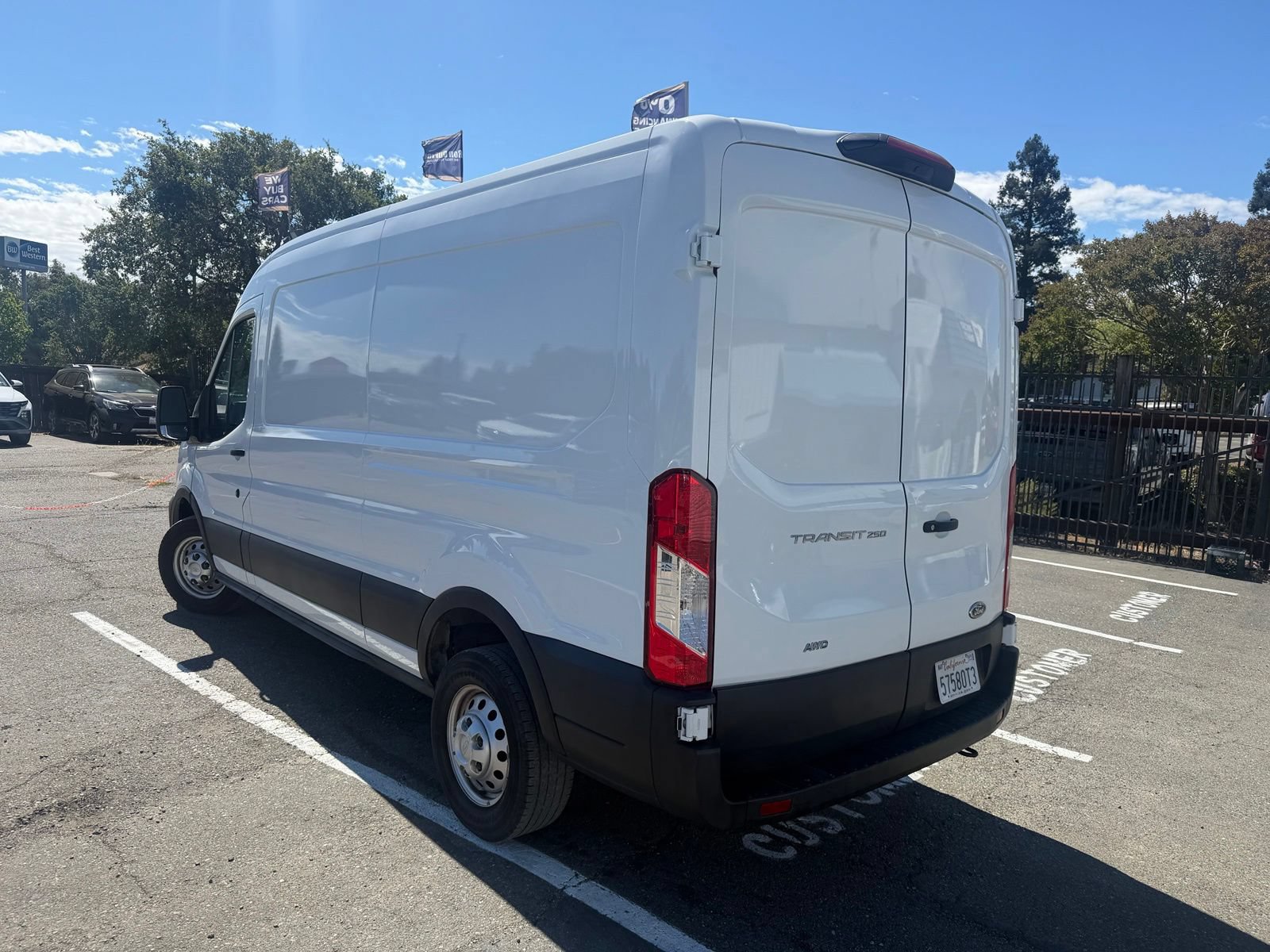 Certified 2023 Ford Transit 250 Medium Roof AWD image 3