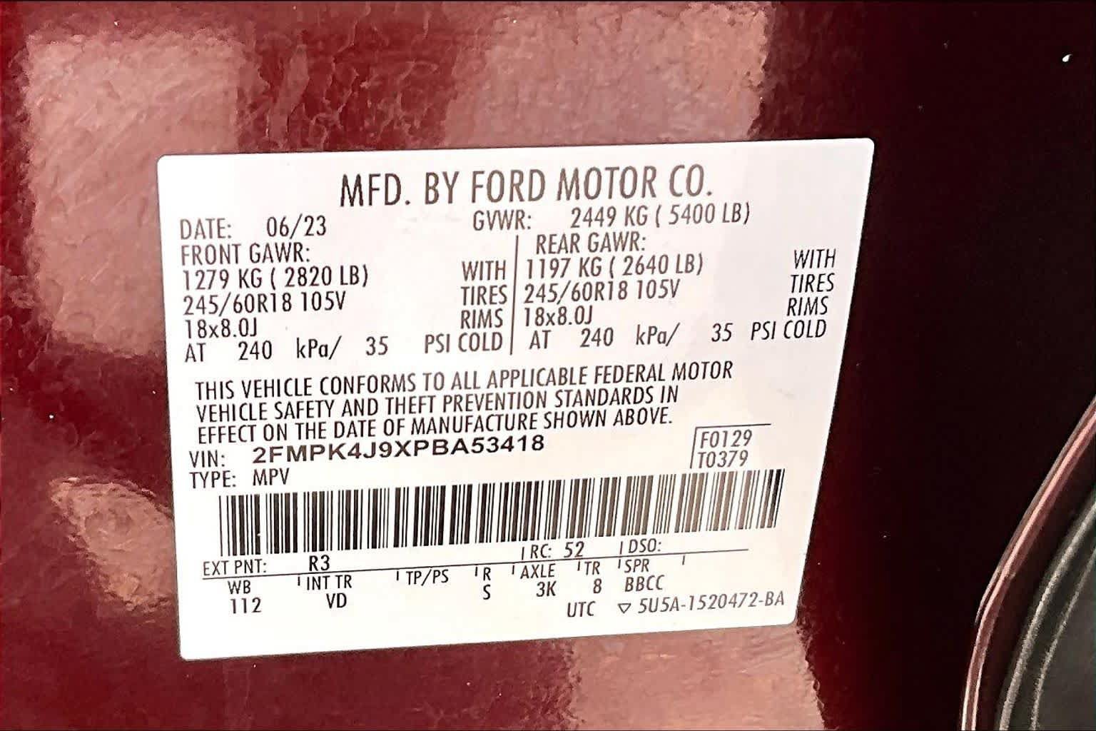 Certified 2023 Ford Edge SEL w/ Convenience Package AWD/4WD image 36