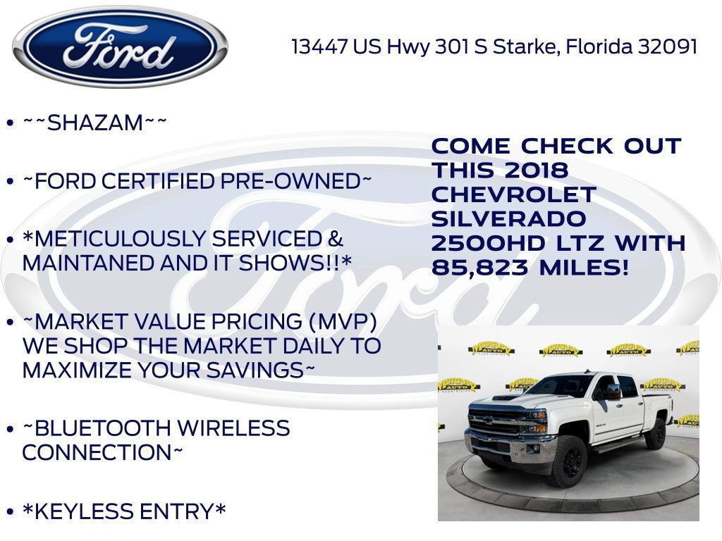 Used 2018 Chevrolet Silverado 2500 LTZ w/ Duramax Plus Package image 9