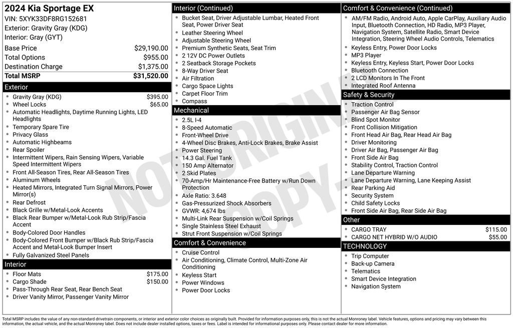 Used 2024 Kia Sportage EX image 9