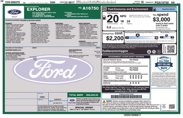 Certified 2023 Ford Explorer King Ranch w/ Class IV Trailer Tow Package image 11