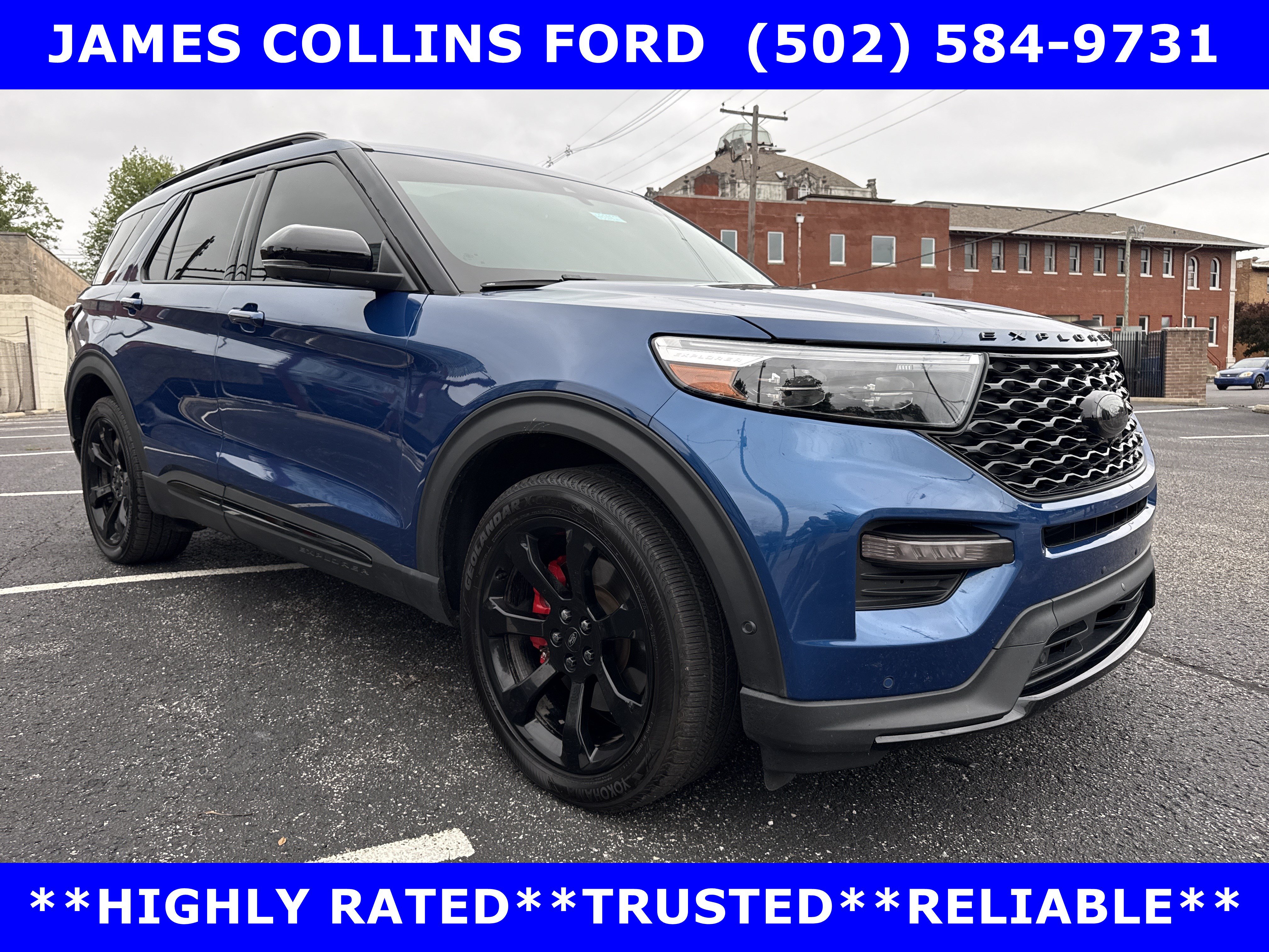 Certified 2021 Ford Explorer ST w/ Equipment Group 401A AWD/4WD image 3
