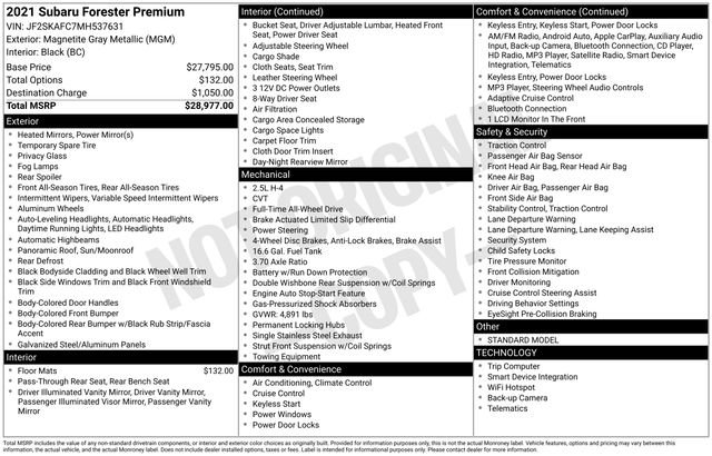 Used 2021 Subaru Forester Premium image 4