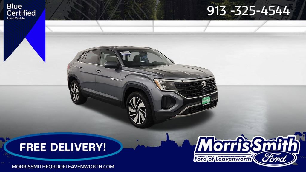 Used 2024 Volkswagen Atlas Cross Sport SE w/ Black Wheel Package