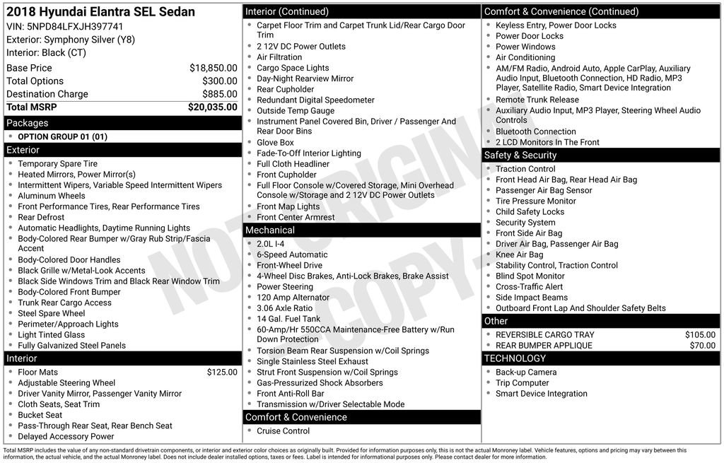 Used 2018 Hyundai Elantra SEL image 29