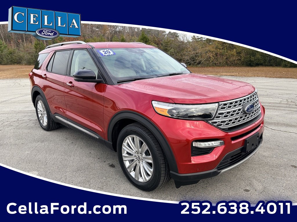 Certified 2020 Ford Explorer Limited w/ Class III Trailer Tow Package