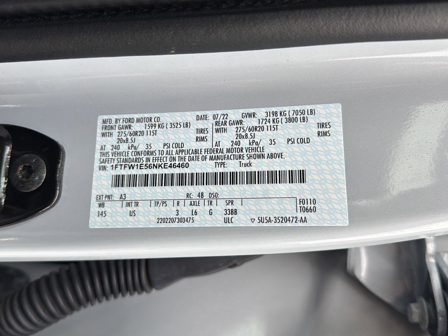 Certified 2022 Ford F150 XLT w/ Equipment Group 302A High image 37