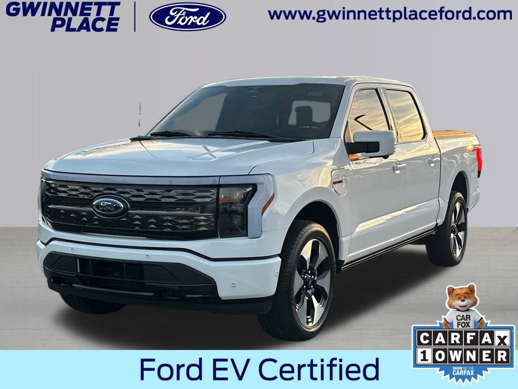 Certified 2023 Ford F150 Lightning Platinum image 1