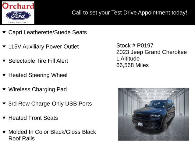 Used 2023 Jeep Grand Cherokee L Laredo AWD/4WD image 25