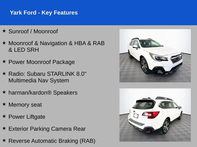 Used 2019 Subaru Outback 2.5i Limited AWD/4WD video 2