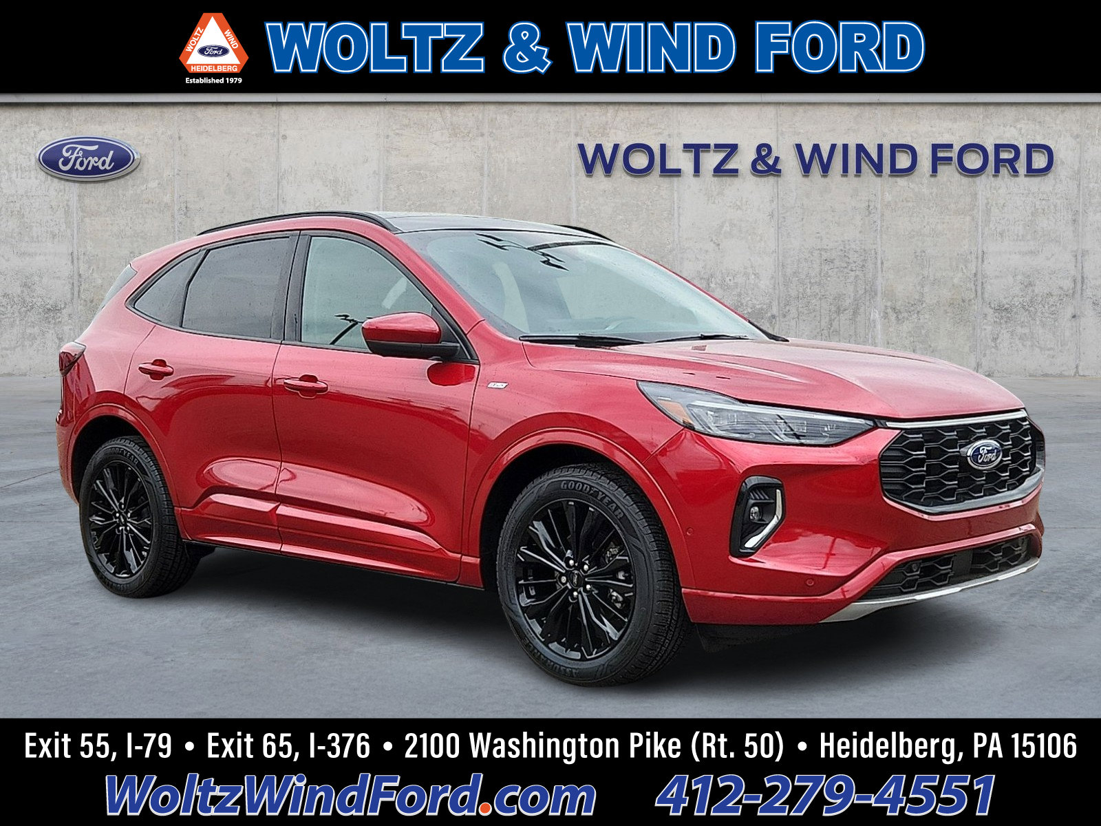 Certified 2023 Ford Escape ST-Line Elite w/ Premium Technology Package AWD/4WD image 1