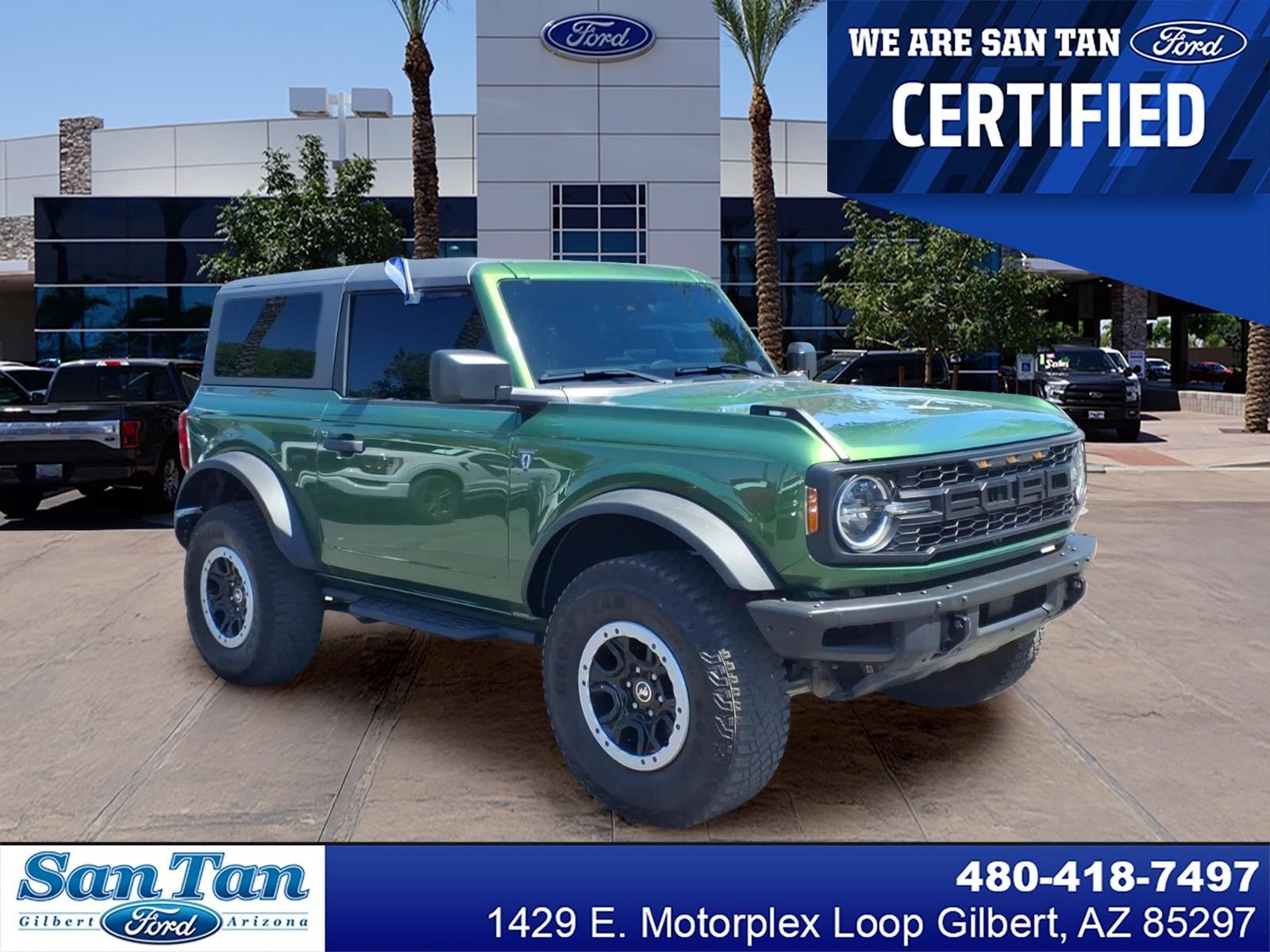 Certified 2023 Ford Bronco 2-Door w/ Sasquatch Package AWD/4WD image 1