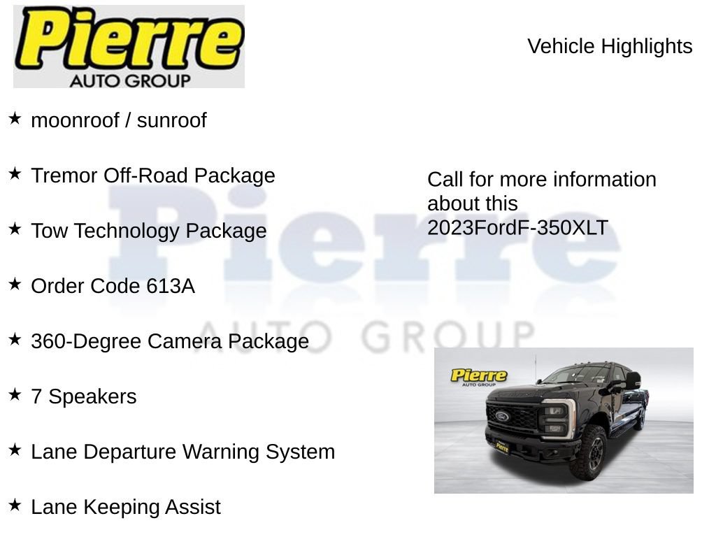 Certified 2023 Ford F350 XLT w/ Tremor Off-Road Package AWD/4WD image 16
