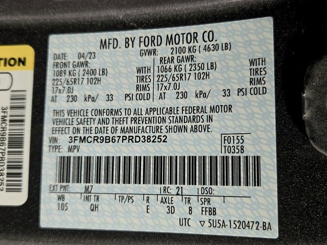 Certified 2023 Ford Bronco Sport Big Bend w/ Convenience Package AWD/4WD image 28