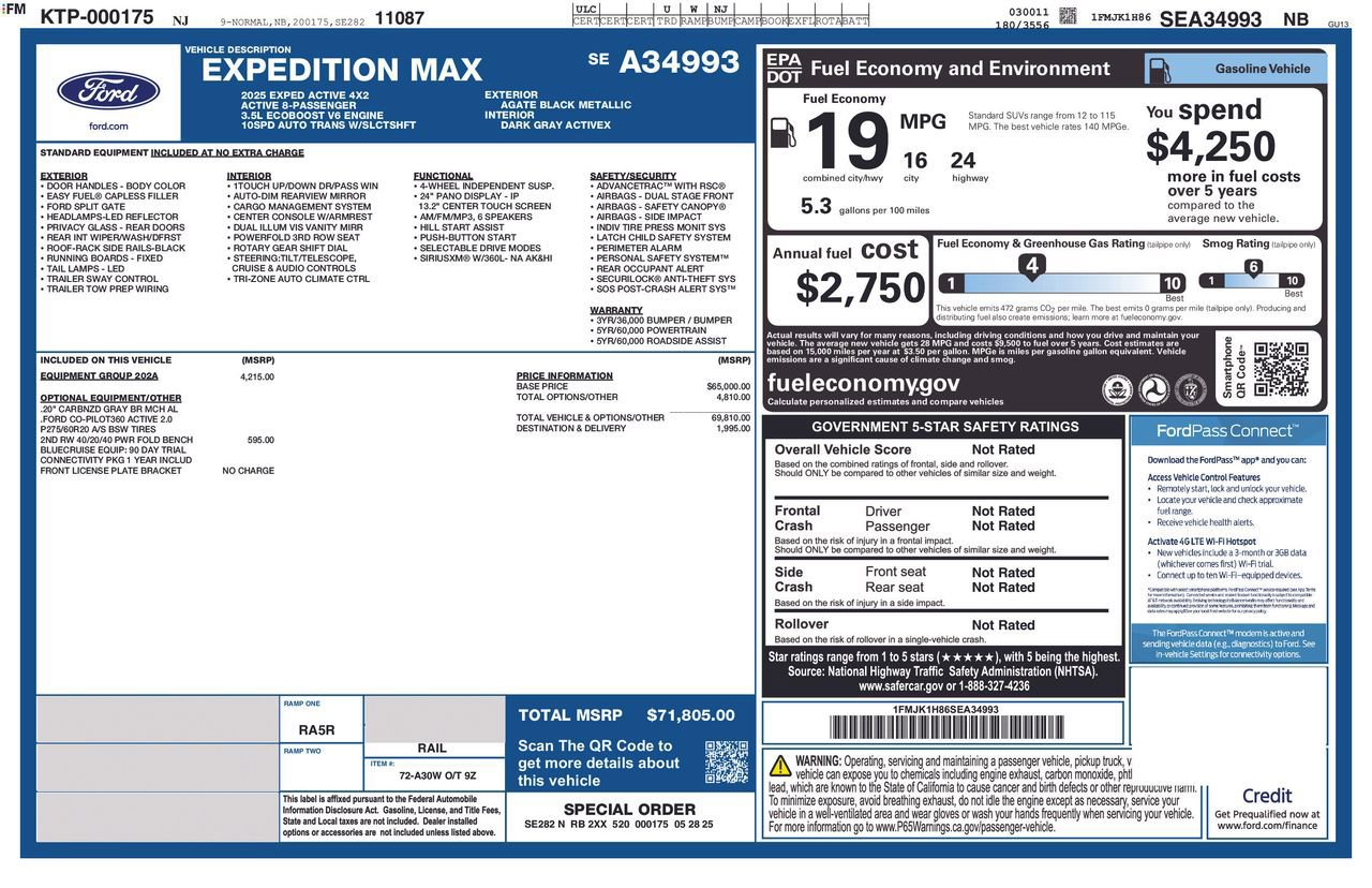 Certified 2025 Ford Expedition Max Active image 37