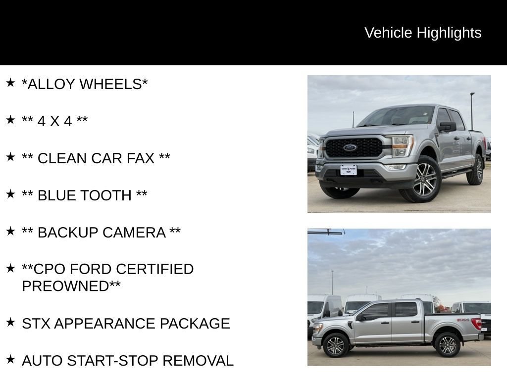 Certified 2022 Ford F150 XL w/ STX Appearance Package image 4