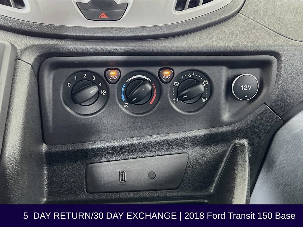 Certified 2018 Ford Transit 150 148 Low Roof w/ Premium Package RWD image 21