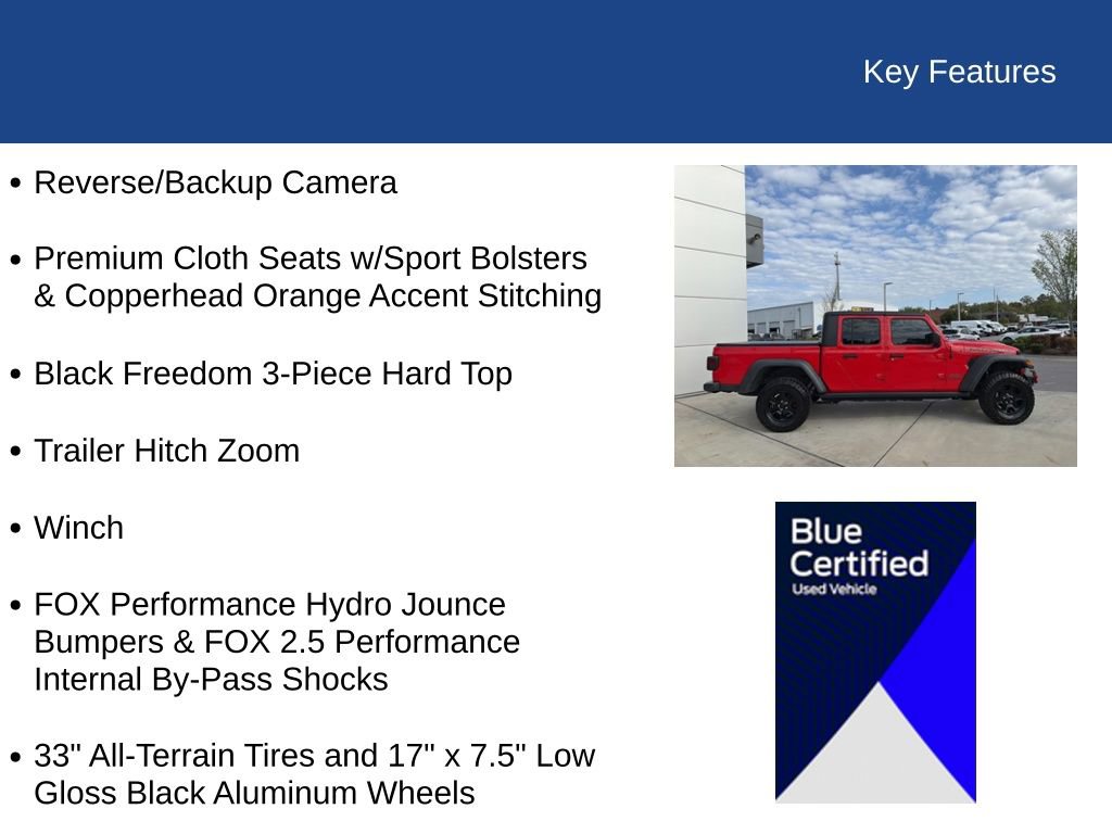 Used 2021 Jeep Gladiator Mojave w/ Trailer Tow Package AWD/4WD image 27
