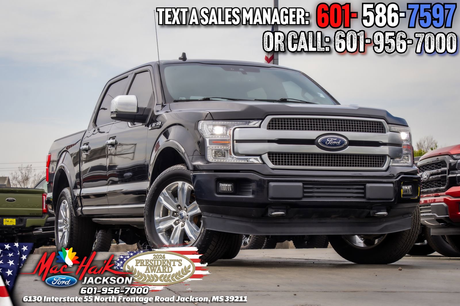 Certified 2019 Ford F150 Platinum w/ FX4 Off-Road Package