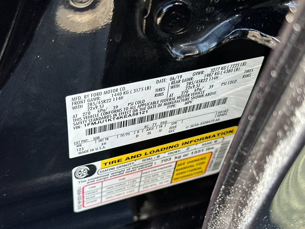 Certified 2019 Ford Expedition Limited w/ Equipment Group 303A RWD image 29