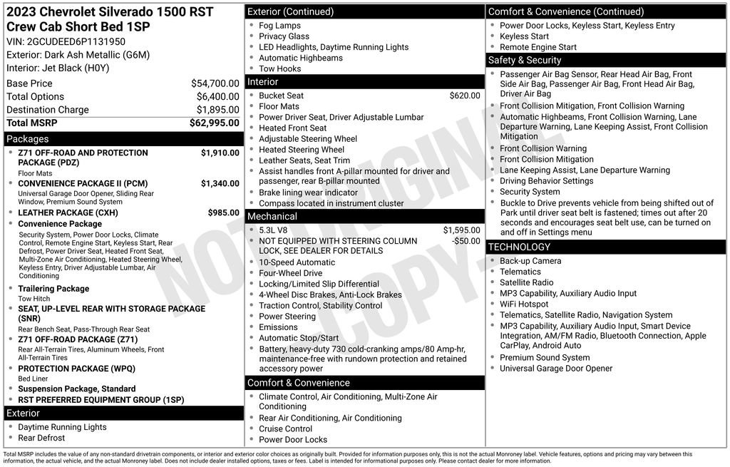 Used 2023 Chevrolet Silverado 1500 RST AWD/4WD image 30