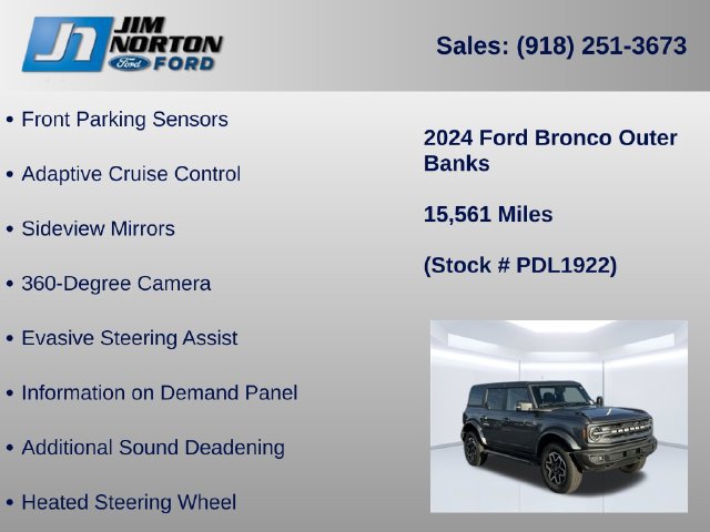 Certified 2024 Ford Bronco Outer Banks AWD/4WD image 31