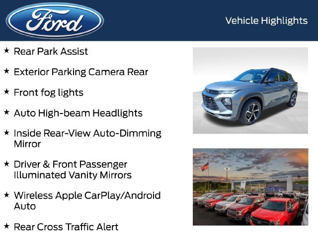 Used 2021 Chevrolet TrailBlazer RS w/ Sun and Liftgate Package AWD/4WD image 13