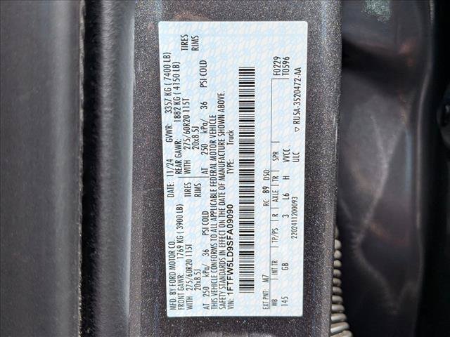 Certified 2025 Ford F150 Lariat w/ Equipment Group 501A Mid AWD/4WD image 23