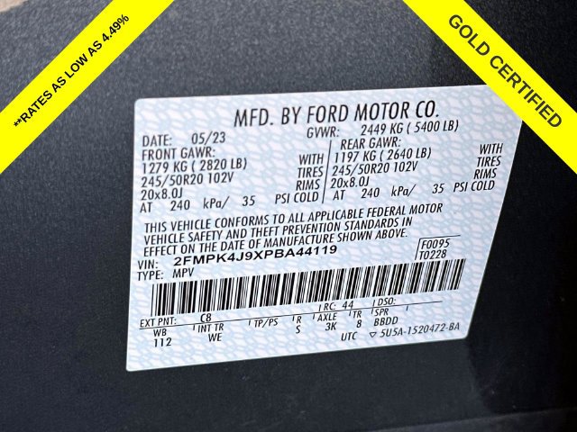 Certified 2023 Ford Edge ST-Line w/ Class II Trailer Tow Package AWD/4WD image 12